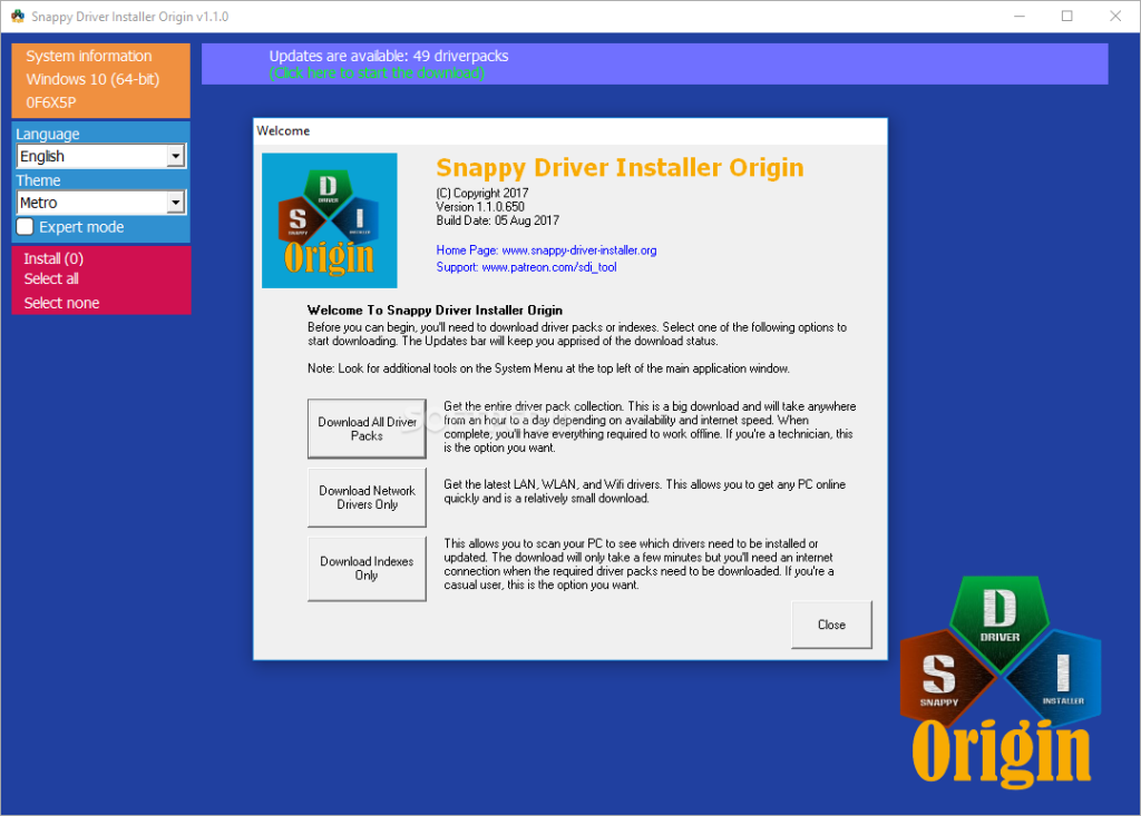 Snappy Driver Installer free Downloader